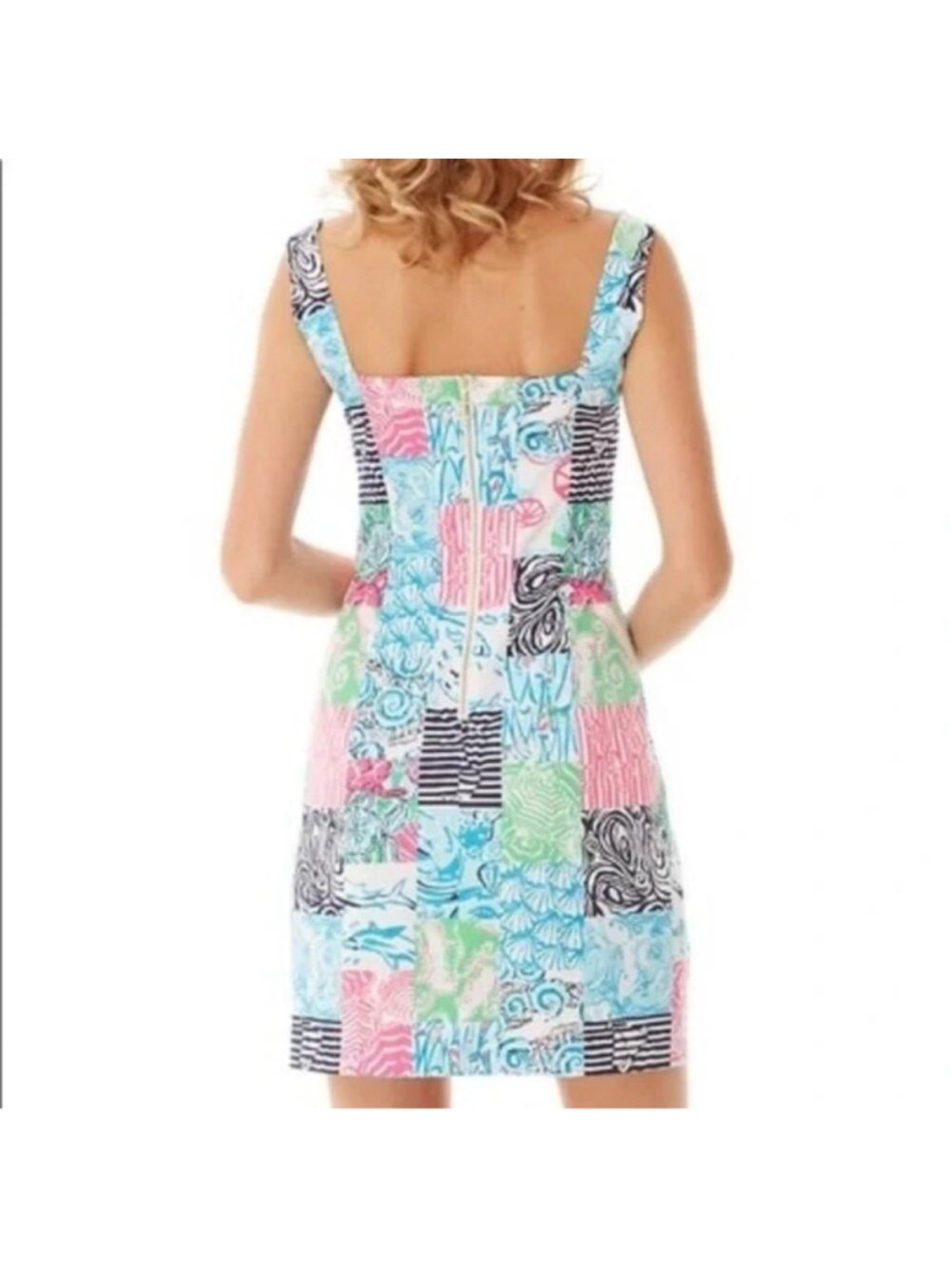 Lilly Pulitzer Idi shift Patchwork Dress Size 0 - Picture 2 of 8